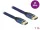 Delock Ultra nagy sebességű HDMI kábel 48 Gbps 8K 60 Hz kék 1 m tanúsítvánnyal (DL-85446)