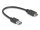 Delock USB 10 Gbps kábel E-típusú A kulcsos USB 20 tűs apa   A-típusú USB apa 30 cm