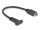 Delock USB 10 Gbps kábel E-típusú A kulcs USB 20 tűs apa - USB Type-C  panel-rögzítős anya 25 cm (DL-85454)