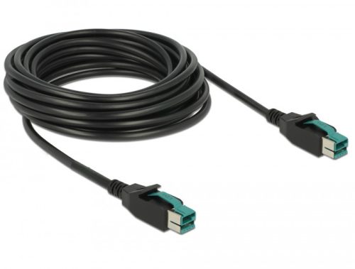 Delock Külső USB 5 Gbps 4 Port Hubon keresztül 2 x A-típusú USB és 2 x USB Type-C -k záró csavarmenettel