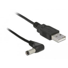   Delock USB tápkábel DC 5,5 x 2,5 mm-es 90 -os apára 1,5 m (DL-85588)