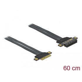   Delock PCI Express Riser kártya x4 - x4 hajlékony kábellel, 60 cm (DL-85769)