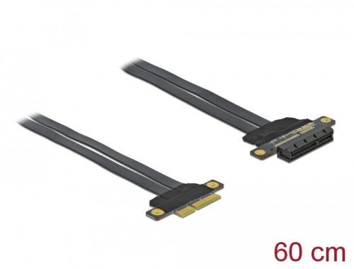 Delock PCI Express Riser kártya x4 - x4 hajlékony kábellel, 60 cm