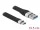 Delock USB 3.2 Gen 1 FPC lapos csík kábel USB A-típusú - USB Type-C  13,5 cm PD 3 A (DL-85771)