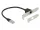 Delock Hálózat Bővítő Kábel RJ45 Cat.5e 30 cm általános vagy LP rekesz edénnyel (slot bracket) (DL-85803)