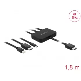   Delock USB-C , HDMI vagy mini DisplayPort 4K HDMI 1,8 m adapterkábelhez (DL-85830)