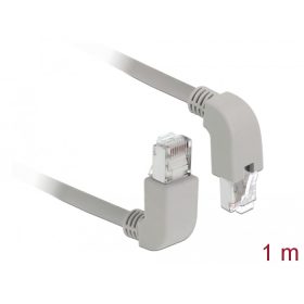   Delock Hálózati kábel RJ45 Cat.6A S/FTP felfelé néző / lefelé néző 1 m (DL-85871)