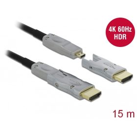 Delock Aktív optikai kábel HDMI 4K 60 Hz 15 m (DL-85881)
