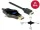 Delock 3 az 1-ben, 4K 60 Hz-s képernyő kábel USB-C , DisplayPort és mini DisplayPort bemenettel, val (DL-85974)