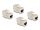 Delock Keystone modul, RJ45-aljzat Cat.6A STP 4 db.-os