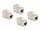 Delock Keystone modul, RJ45-aljzat Cat.6A STP 4 db.-os (DL-86050)