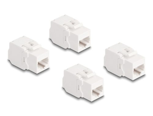 Delock Keystone modul, RJ45-aljzat Cat.6A UTP 4 db.-os