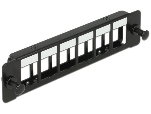 Delock Keystone rögzítőpanel 6 portos