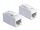 Delock Keystone modul, RJ45-aljzat > RJ45-aljzat, Cat.6A UTP, fehér