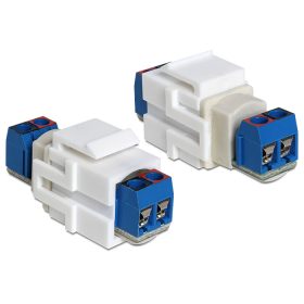   Delock Keystone modul terminalblock > terminalblock (DL-86323)
