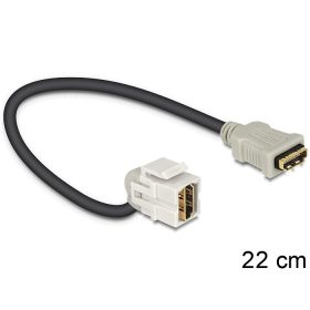   Delock Keystone modul HDMI anya > HDMI anya 110  kábellel (DL-86326)