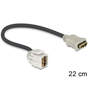   Delock Keystone modul HDMI anya > HDMI anya 250  kábellel (DL-86328)