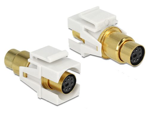 Delock keystone modul MINI-DIN 6pol hüvely- 6pol. hüvely
