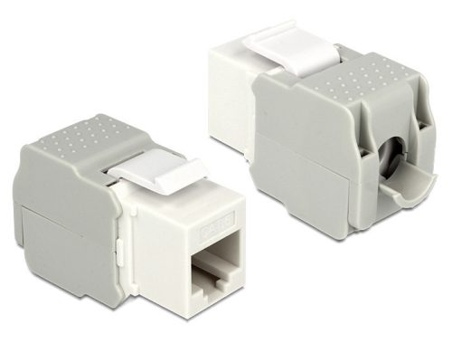 Delock Keystone modul RJ45 anya > LSA Cat.6 UTP fehér