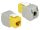 Delock Keystone modul RJ45 anya > LSA Cat.6 UTP sárga (DL-86345)