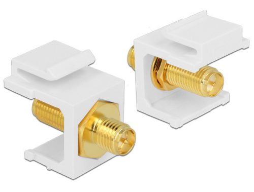 Delock Keystone modul RP-SMA aljzat > RP-SMA aljzat csatlakozókkal