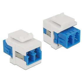   Delock Keystone modul LC Duplex anya > LC Duplex anya single-mode (DL-86357)
