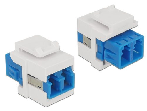 Delock Keystone modul LC Duplex anya > LC Duplex anya single-mode