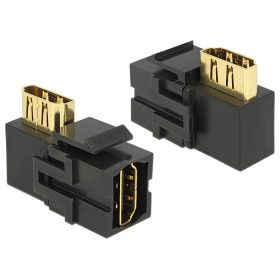   Delock Keystone modul HDMI anya > HDMI anya 90 -os szögben fekete (DL-86358)