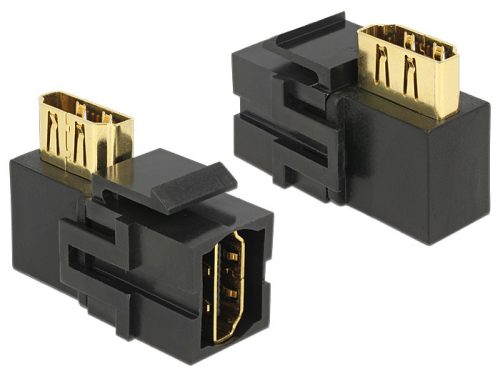 Delock Keystone modul HDMI anya > HDMI anya 90 -os szögben fekete