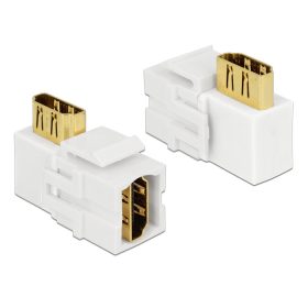   Delock Keystone modul HDMI anya > HDMI anya 90 -os szögben fehér (DL-86359)