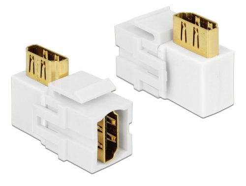 Delock Keystone modul HDMI anya > HDMI anya 90 -os szögben fehér