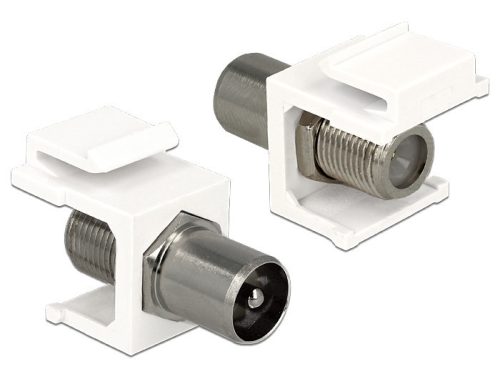 Delock Keystone modul IEC dugó > F-csatlakozó