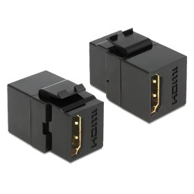   Delock Keystone modul HDMI anya > HDMI anya, fekete (DL-86366)