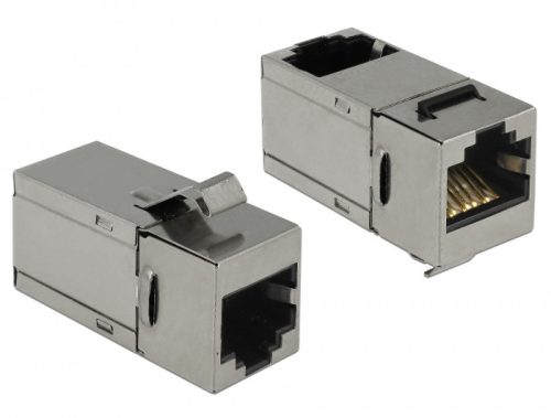 Delock Keystone modul, RJ45-aljzat > RJ45-aljzat, Cat.6 90 