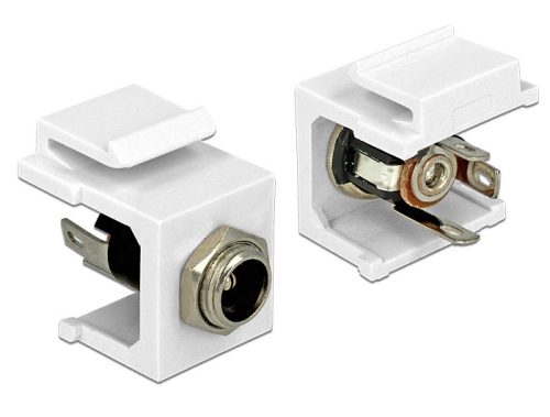 Delock Keystone modul DC 5,5 x 2,5 mm-es aljzat