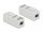 Delock Keystone modul, mini DisplayPort-csatlakozóhüvely > mini DisplayPort-csatlakozóhüvely