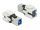 Delock Keystone modul, USB 3.0 A-csatlakozóhüvely > USB 3.0 B-csatlakozóhüvely, fehér