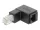 Delock RJ45 adapter apa 90 fokos lefelé néző > RJ45 aljzat, Cat.6 UTP (DL-86423)