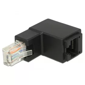   Delock Adapter RJ45 apa L alakú > RJ45 anya Cat.6 UTP (DL-86424)