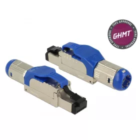   Delock RJ45 dugaszoló szerelvény Cat.8 anyaga: fém (DL-86487)
