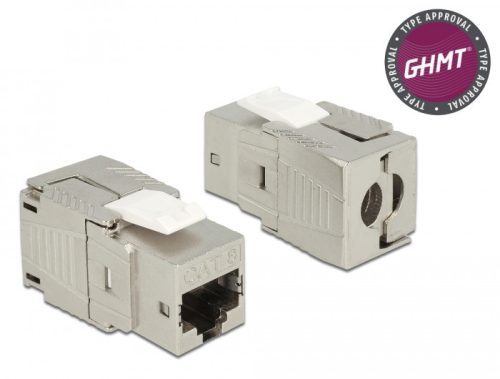 Delock Keystone modul, RJ45-aljzat Cat.8 szerszám nélkül szerelhető