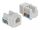 Delock Keystone modul, RJ12-aljzat > LSA Cat.3 UTP, fehér