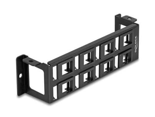 Delock Keystone patch panel 8 felületi porttal, függőleges