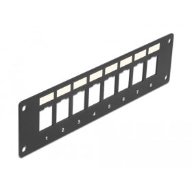   Delock Keystone patch panel 8 süllyesztett porttal (DL-86597)