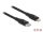 Delock Adat- és töltőkábel USB Type-C  - Lightning  iPhone , iPad  és iPod  készülékhez fekete 0,5 m