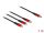 Delock 1 m hosszú, USB töltő kábel 3 az 1 USB Type-C apa Lightning -, Micro USB- és USB Type-C
