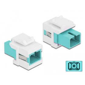   Delock Keystone modul SC Simplex aljzat - SC Simplex aljzat vízkék / fehér (DL-86716)