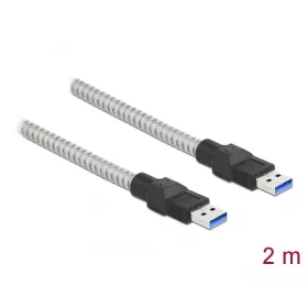   Delock USB 3.2 Gen 1, fém borítású kábel A-típusú apa   A-típusú, 2 méter (DL-86776)