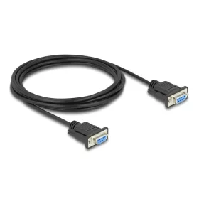   Delock D-Sub9-es, RS-232 soros kábel, anya-anya, 3 m (DL-86825)