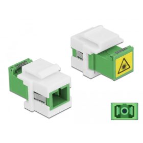   Delock Keystone modul SC Simplex aljzat - SC Simplex aljzat, lézeres védelemmel (DL-86831)